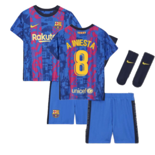 2021-2022 Barcelona Infants 3rd Kit (A INIESTA 8)