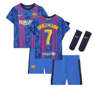 2021-2022 Barcelona Infants 3rd Kit (GRIEZMANN 7)