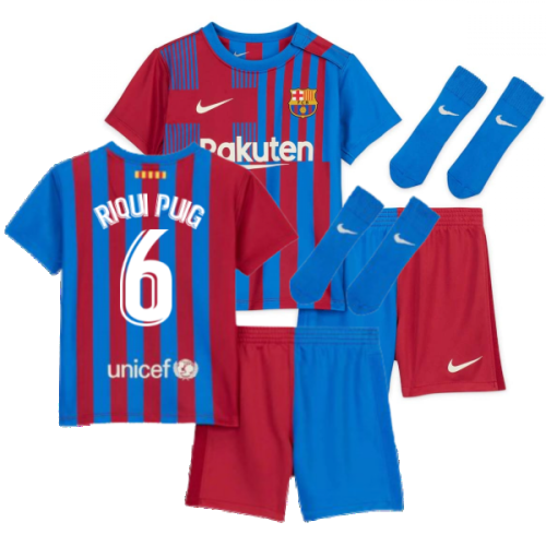 2021-2022 Barcelona Infants Home Kit (RIQUI PUIG 6)  2021-2022 Barcelona Infants Home Kit (RIQUI PUIG 6)