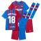 2021-2022 Barcelona Little Boys Home Kit (JORDI ALBA 18)
