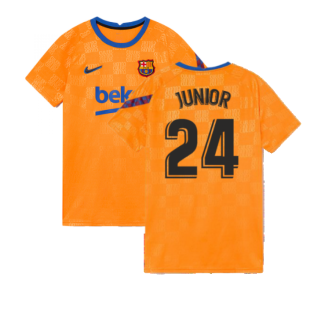 2021-2022 Barcelona Pre-Match Jersey (Orange) (JUNIOR 24)
