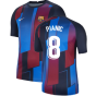 2021-2022 Barcelona Pre-Match Training Shirt (Blue) - Kids (PJANIC 8)