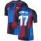 2021-2022 Barcelona Pre-Match Training Shirt (Blue) - Kids (TRINCAO 17)