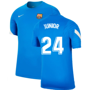 2021-2022 Barcelona Training Shirt (Blue) (JUNIOR 24)