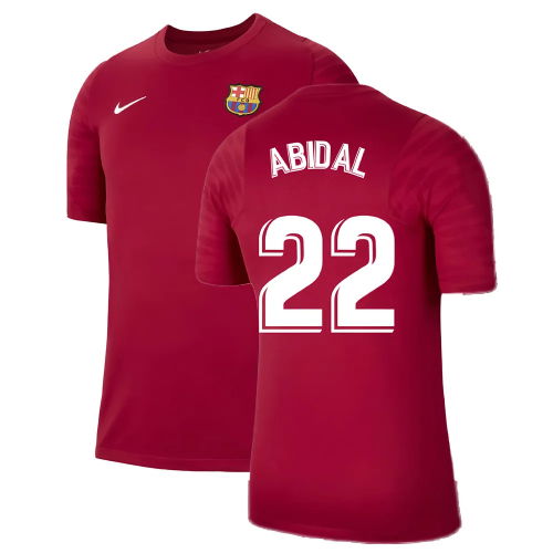 2021-2022 Barcelona Training Shirt (Noble Red) (ABIDAL 22) 2021-2022 Barcelona Training Shirt (Noble Red) (ABIDAL 22)