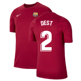 2021-2022 Barcelona Training Shirt (Noble Red) (DEST 2)