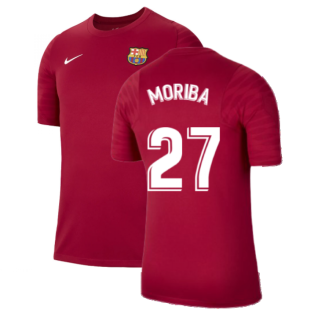 2021-2022 Barcelona Training Shirt (Noble Red) (MORIBA 27)