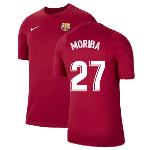2021-2022 Barcelona Training Shirt (Noble Red) (MORIBA 27) 2021-2022 Barcelona Training Shirt (Noble Red) (MORIBA 27)