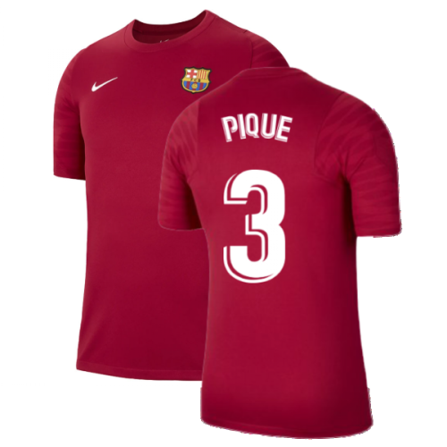 2021-2022 Barcelona Training Shirt (Noble Red) (PIQUE 3)  2021-2022 Barcelona Training Shirt (Noble Red) (PIQUE 3)