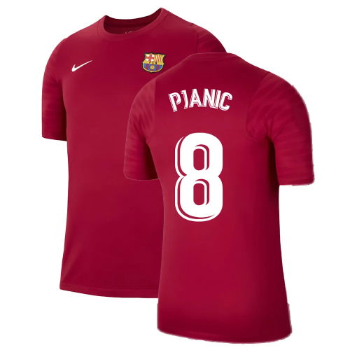 2021-2022 Barcelona Training Shirt (Noble Red) (PJANIC 8) 2021-2022 Barcelona Training Shirt (Noble Red) (PJANIC 8)