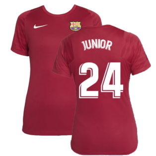 2021-2022 Barcelona Training Shirt (Noble Red) - Womens (JUNIOR 24)