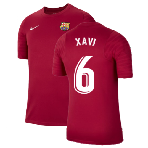 2021-2022 Barcelona Training Shirt (Noble Red) (XAVI 6)  2021-2022 Barcelona Training Shirt (Noble Red) (XAVI 6)