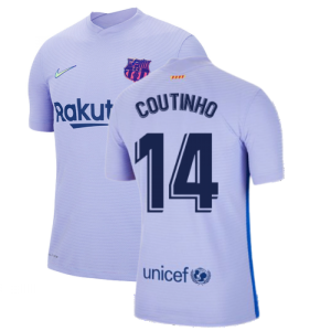 2021-2022 Barcelona Vapor Away Shirt (COUTINHO 14)