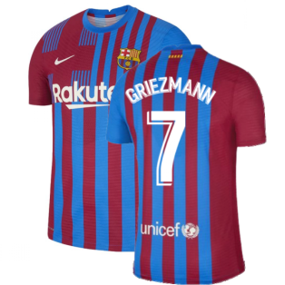 2021-2022 Barcelona Vapor Match Home Shirt (GRIEZMANN 7)