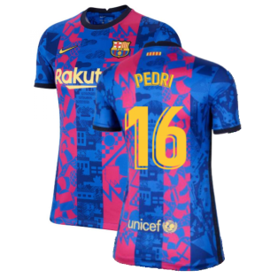 2021-2022 Barcelona Womens 3rd Shirt (PEDRI 16)