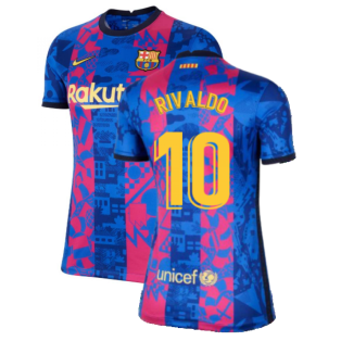 2021-2022 Barcelona Womens 3rd Shirt (RIVALDO 10)