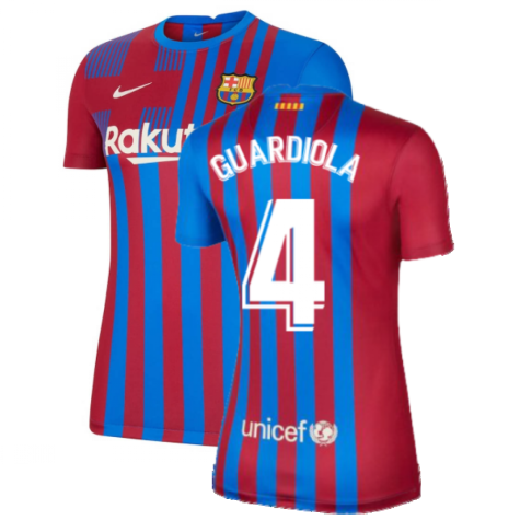2021-2022 Barcelona Womens Home Shirt (GUARDIOLA 4)