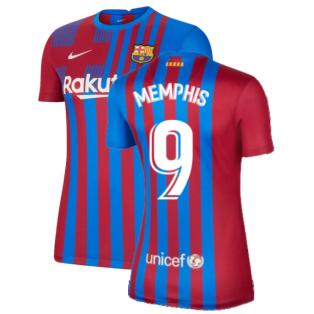 2021-2022 Barcelona Womens Home Shirt (MEMPHIS 9)