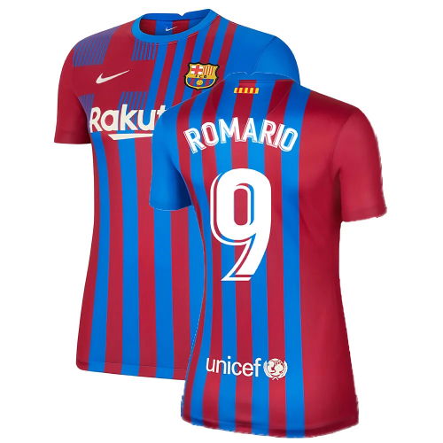 2021-2022 Barcelona Womens Home Shirt (ROMARIO 9) 2021-2022 Barcelona Womens Home Shirt (ROMARIO 9)