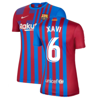 2021-2022 Barcelona Womens Home Shirt (XAVI 6)