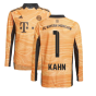 2021-2022 Bayern Munich Home Goalkeeper Shirt (Orange) (KAHN 1)
