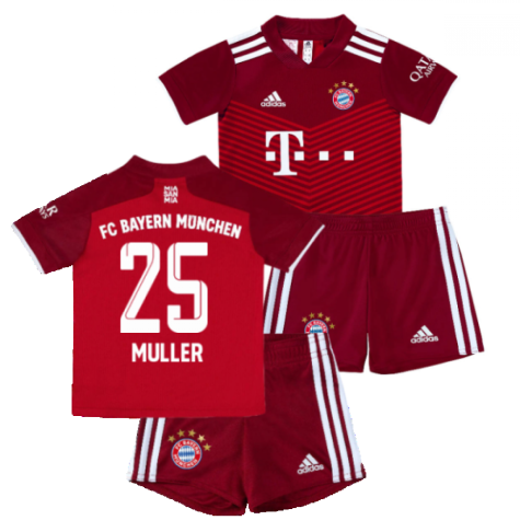 2021-2022 Bayern Munich Home Mini Kit (MULLER 25)