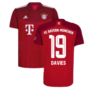 2021-2022 Bayern Munich Home Shirt (DAVIES 19)