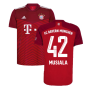 2021-2022 Bayern Munich Home Shirt (Kids) (MUSIALA 42)