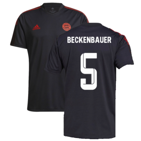 2021-2022 Bayern Munich Training Shirt (Grey) (BECKENBAUER 5)