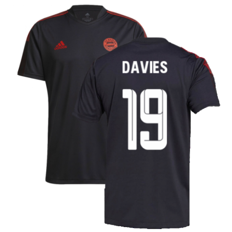 2021-2022 Bayern Munich Training Shirt (Grey) (DAVIES 19)