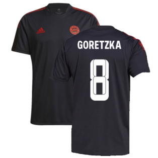 2021-2022 Bayern Munich Training Shirt (Grey) (GORETZKA 8)
