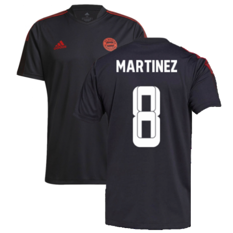 2021-2022 Bayern Munich Training Shirt (Grey) (MARTINEZ 8)