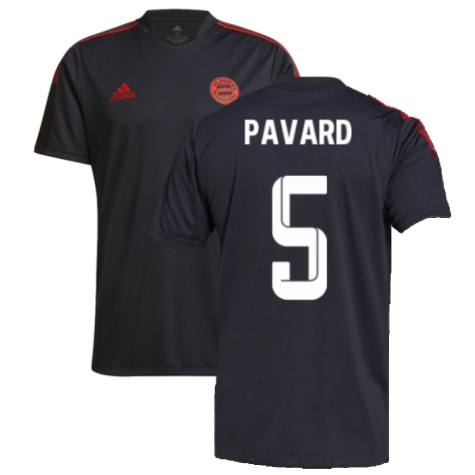 2021-2022 Bayern Munich Training Shirt (Grey) (PAVARD 5)