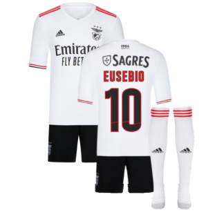 2021-2022 Benfica Away Little Boys Mini Kit (EUSEBIO 10)