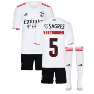 2021-2022 Benfica Away Little Boys Mini Kit (VERTONGHEN 5)