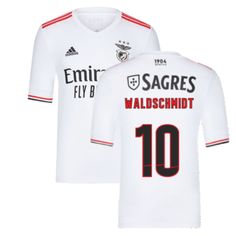 2021-2022 Benfica Away Shirt (Kids) (WALDSCHMIDT 10)