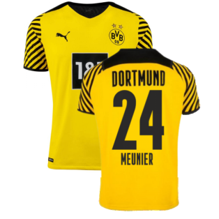 2021-2022 Borussia Dortmund Authentic Home Shirt (MEUNIER 24)