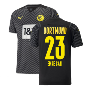 2021-2022 Borussia Dortmund Away Shirt (EMRE CAN 23)
