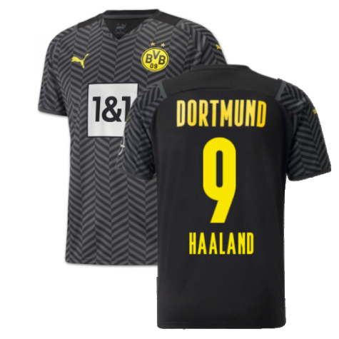 2021-2022 Borussia Dortmund Away Shirt (HAALAND 9)