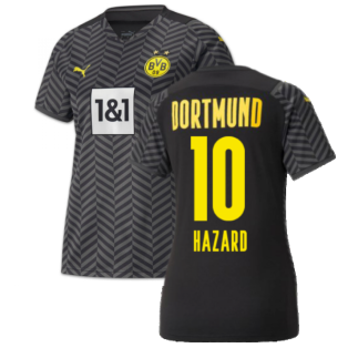 2021-2022 Borussia Dortmund Away Shirt (Kids) (HAZARD 10)