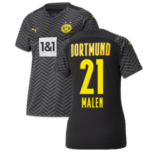 2021-2022 Borussia Dortmund Away Shirt (Ladies) (MALEN 21)