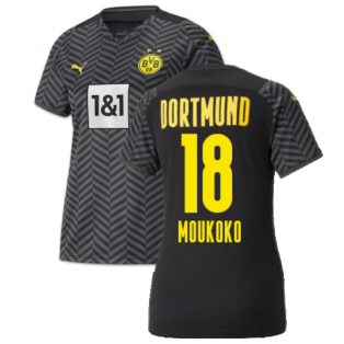 2021-2022 Borussia Dortmund Away Shirt (Ladies) (MOUKOKO 18)