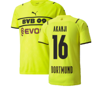 2021-2022 Borussia Dortmund CUP Shirt (Kids) (AKANJI 16)
