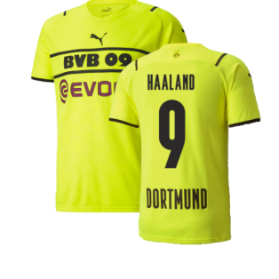 2021-2022 Borussia Dortmund CUP Shirt (Kids) (HAALAND 9)