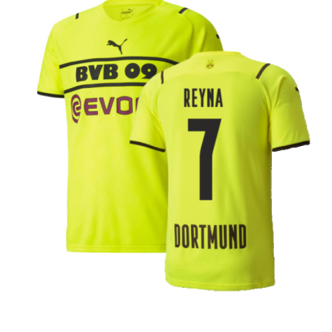 2021-2022 Borussia Dortmund CUP Shirt (Kids) (REYNA 7)