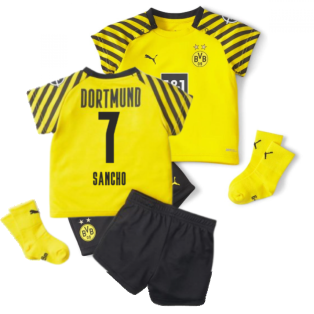 2021-2022 Borussia Dortmund Home Baby Kit (SANCHO 7)