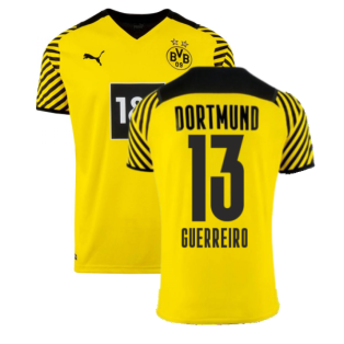 2021-2022 Borussia Dortmund Home Shirt (Kids) (GUERREIRO 13)