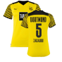 2021-2022 Borussia Dortmund Home Shirt (Ladies) (ZAGADOU 5)