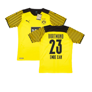 2021-2022 Borussia Dortmund Player Issue Home Shirt (EMRE CAN 23)