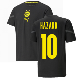 2021-2022 Borussia Dortmund Pre Match Shirt (Black) - Kids (HAZARD 10)
